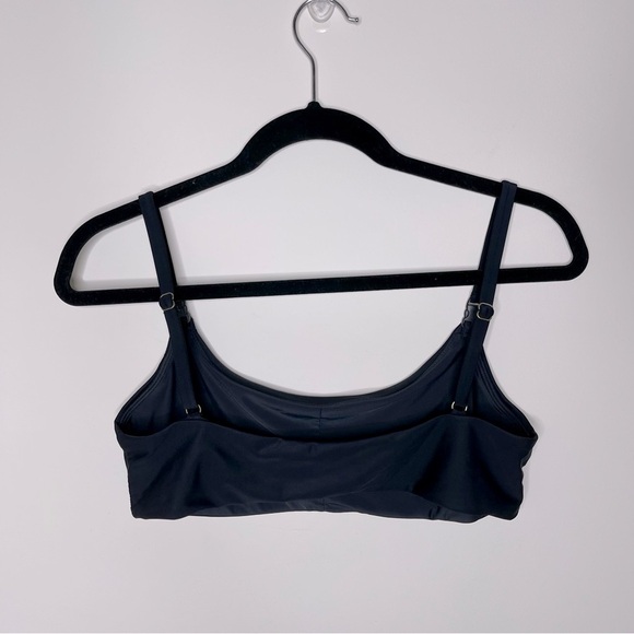 Andie Swim The Riviera Bikini Scoop Neck Buckles Black Size Large vacation beach - Picture 4 of 14